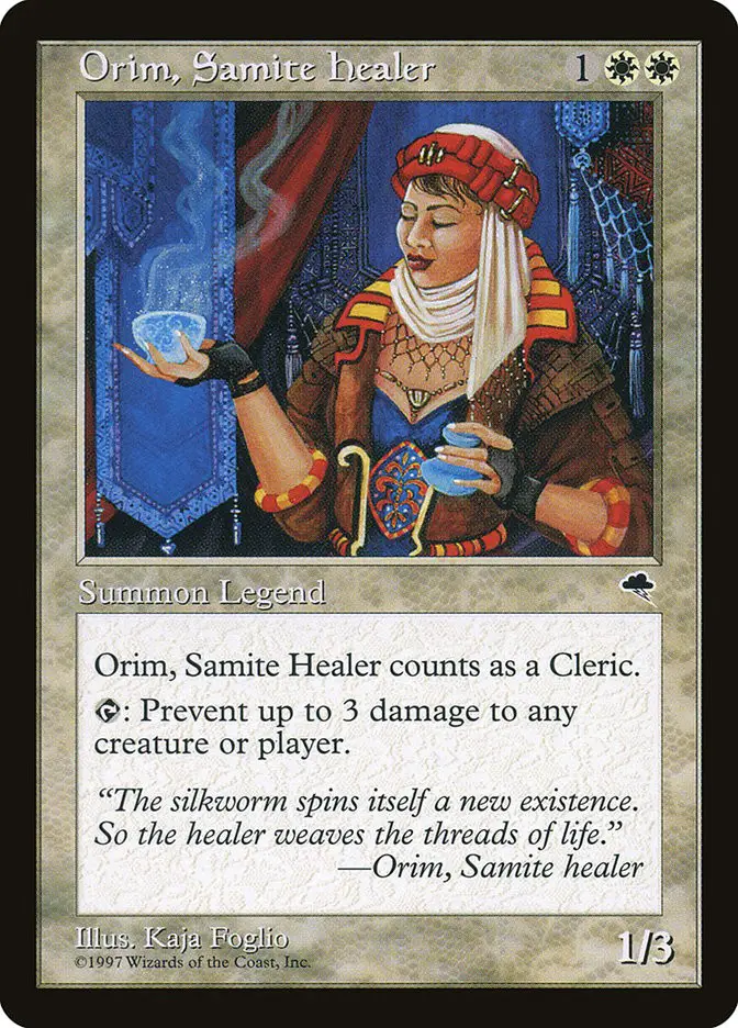 Orim  Samite Healer (Tempest)