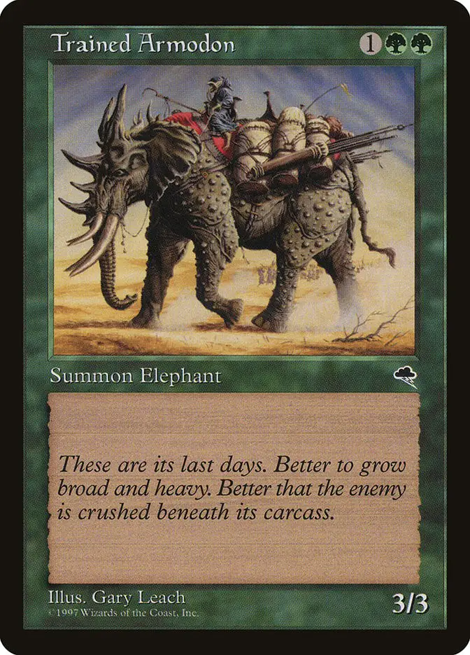 Trained Armodon (Tempest)