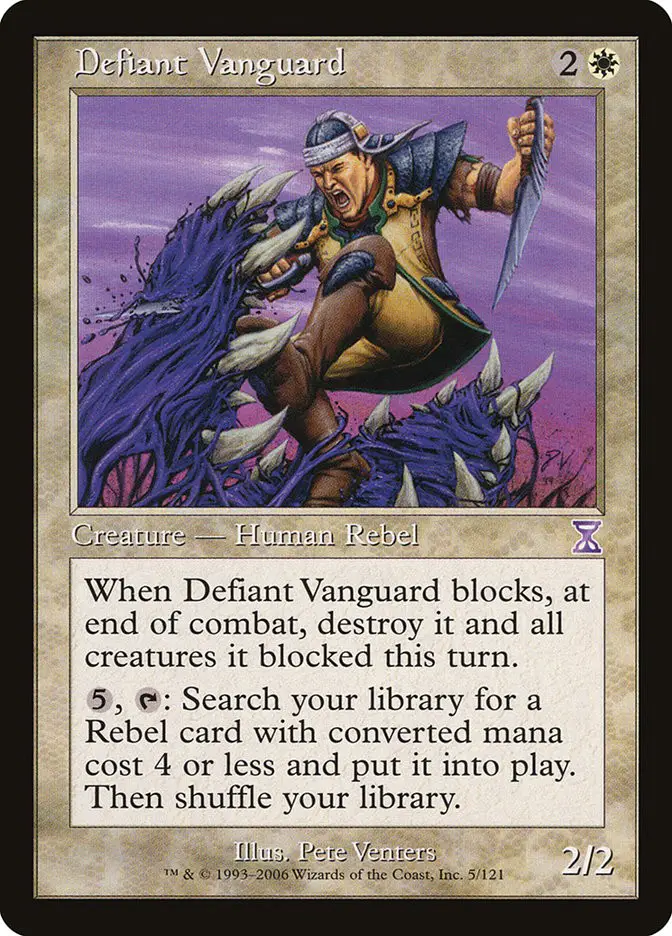 Defiant Vanguard (Time Spiral Timeshifted)