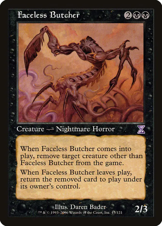 Faceless Butcher (Time Spiral Timeshifted)