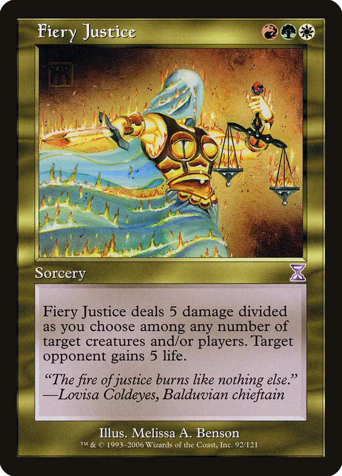 Fiery Justice (Time Spiral Timeshifted)