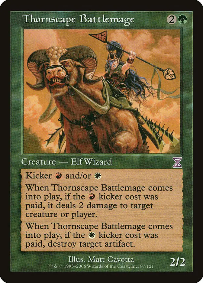 Thornscape Battlemage (Time Spiral Timeshifted)