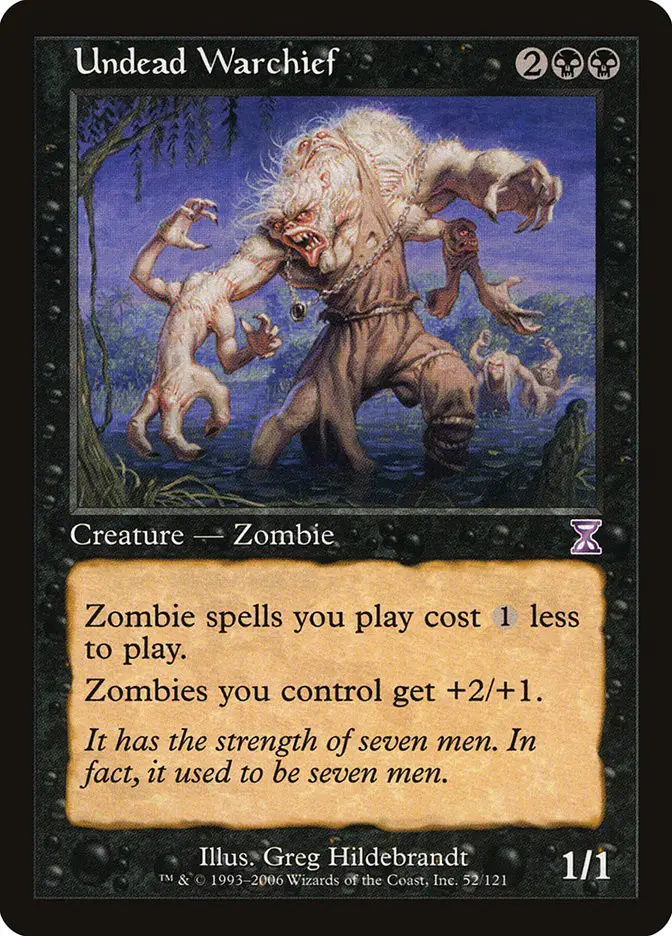 Undead Warchief (Time Spiral Timeshifted)