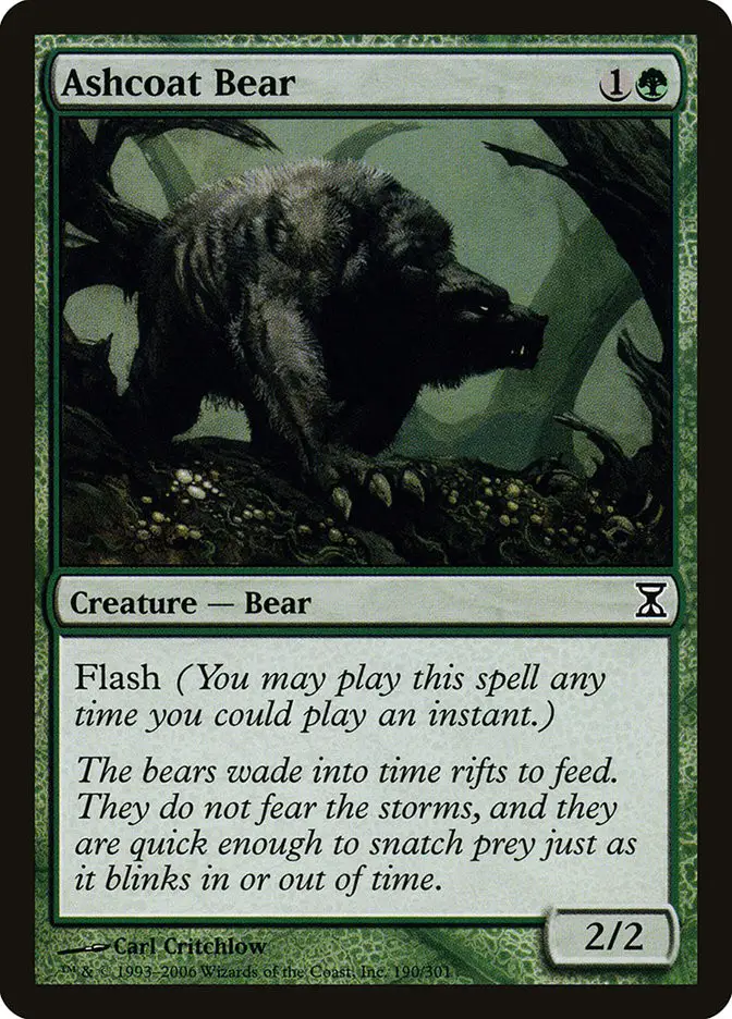 Ashcoat Bear (Time Spiral)