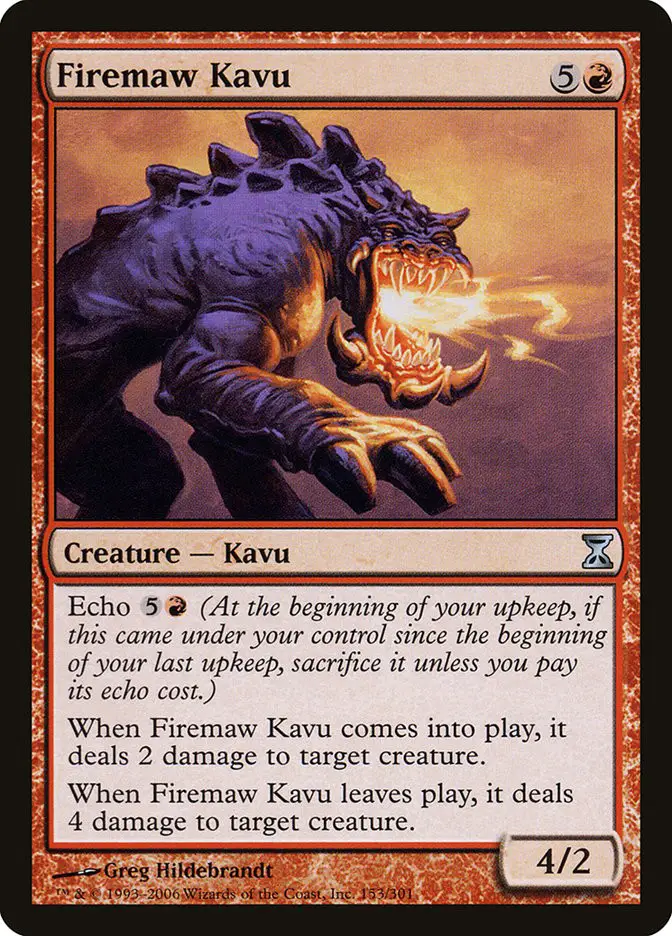 Firemaw Kavu (Time Spiral)
