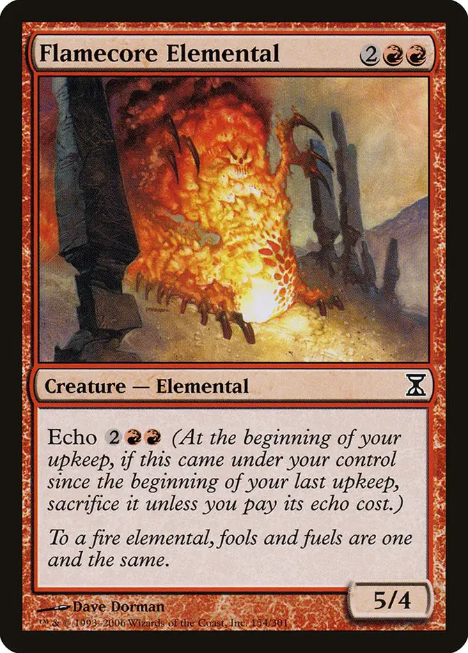 Flamecore Elemental (Time Spiral)