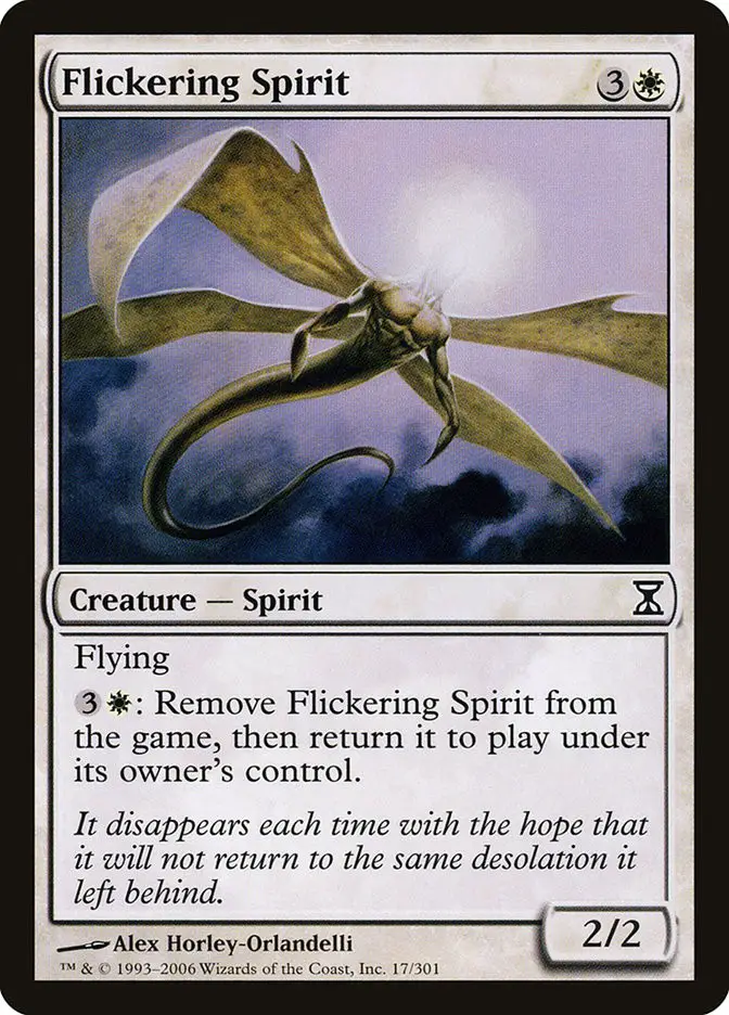 Flickering Spirit (Time Spiral)