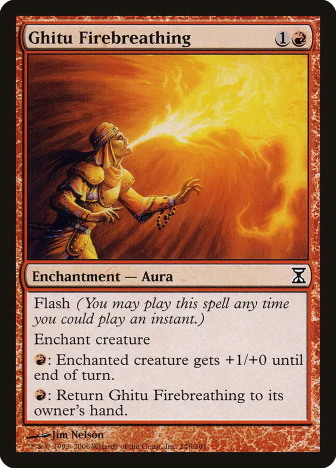 Ghitu Firebreathing (Time Spiral)