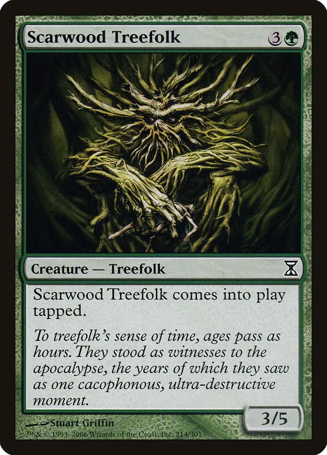 Scarwood Treefolk (Time Spiral)