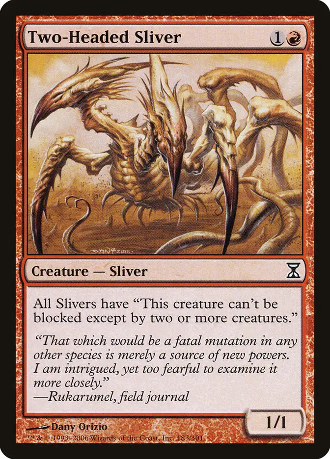 Two Headed Sliver (Time Spiral)