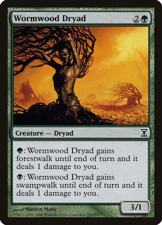 Wormwood Dryad (Time Spiral)