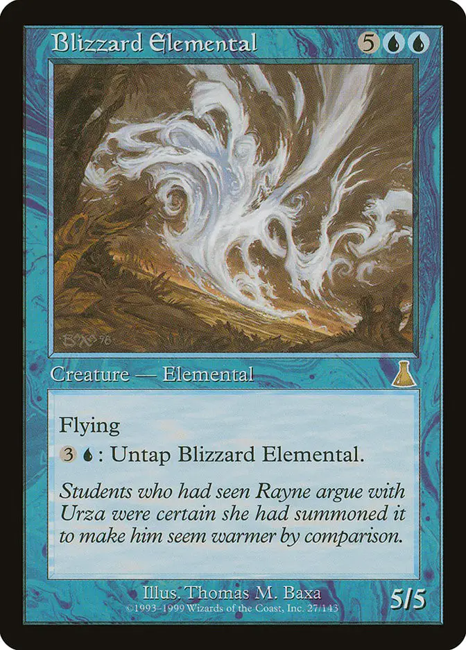 Blizzard Elemental (Urza