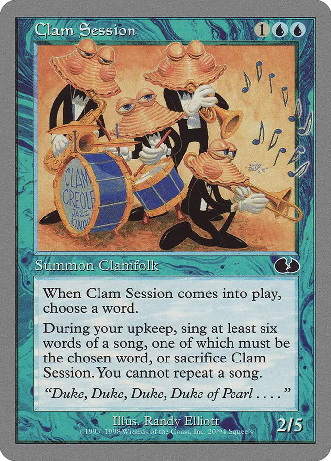 Clam Session (Unglued)