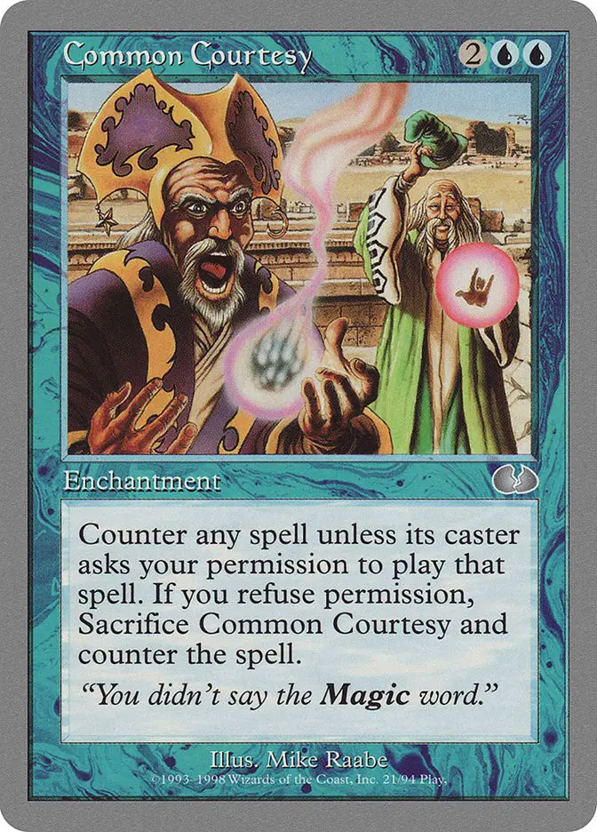 Common Courtesy (Unglued)