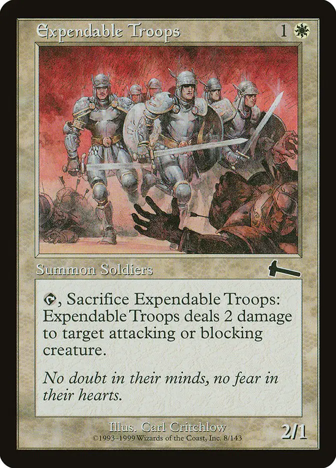 Expendable Troops (Urza