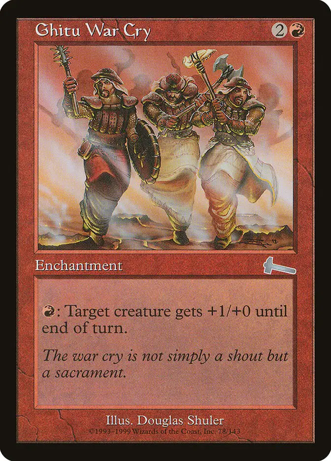 Ghitu War Cry (Urza