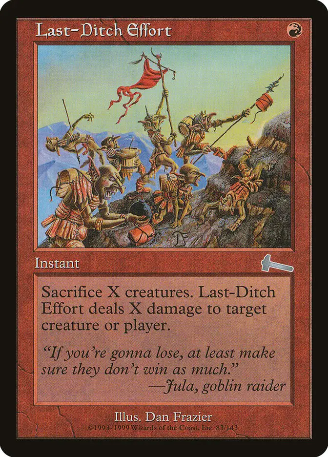 Last Ditch Effort (Urza