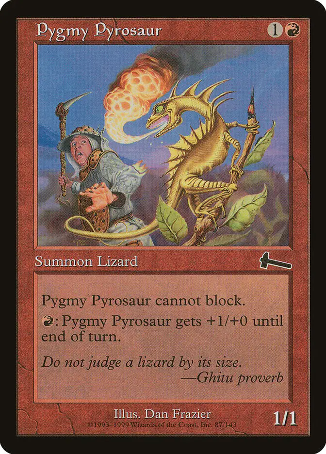 Pygmy Pyrosaur (Urza
