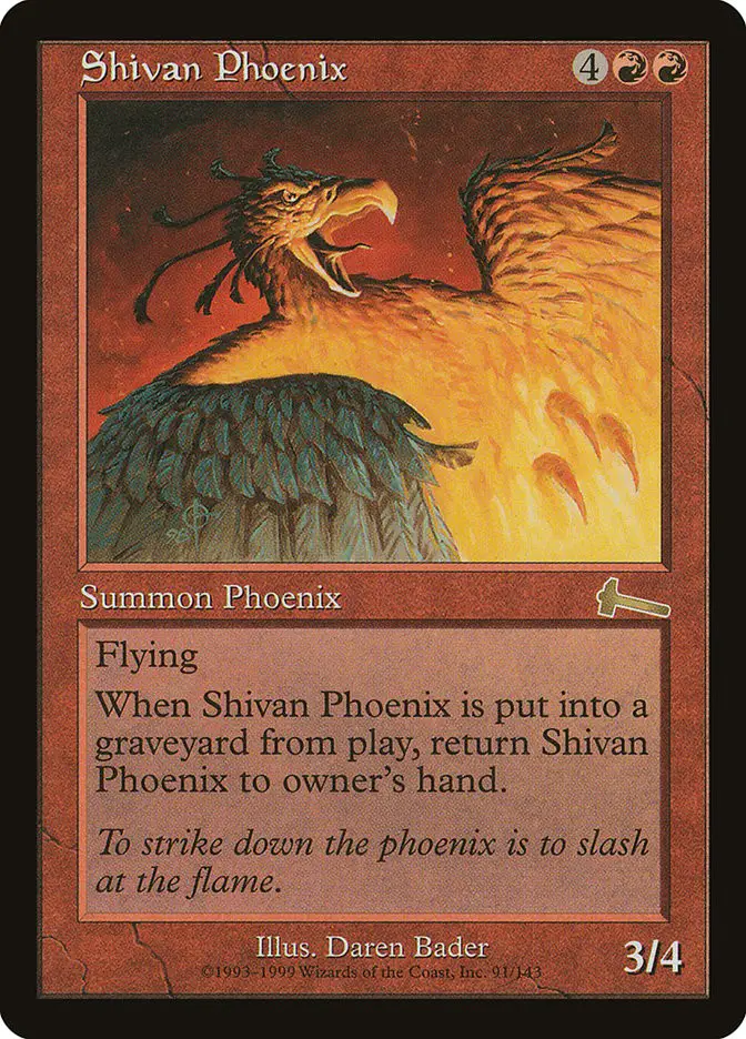 Shivan Phoenix (Urza