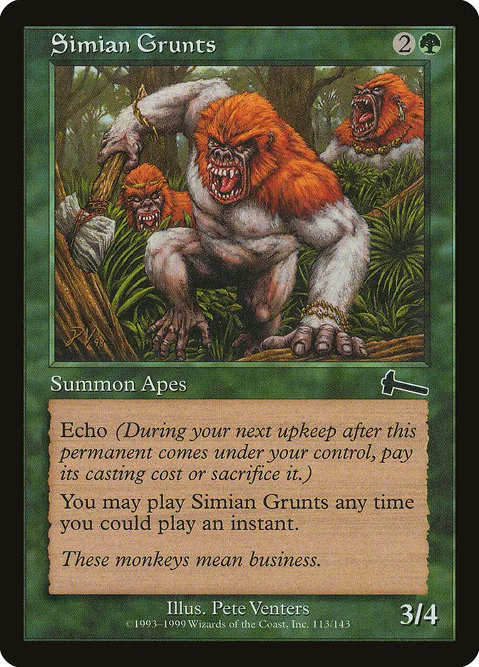 Simian Grunts (Urza