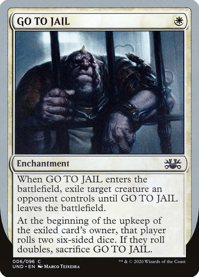 GO TO JAIL (Unsanctioned)