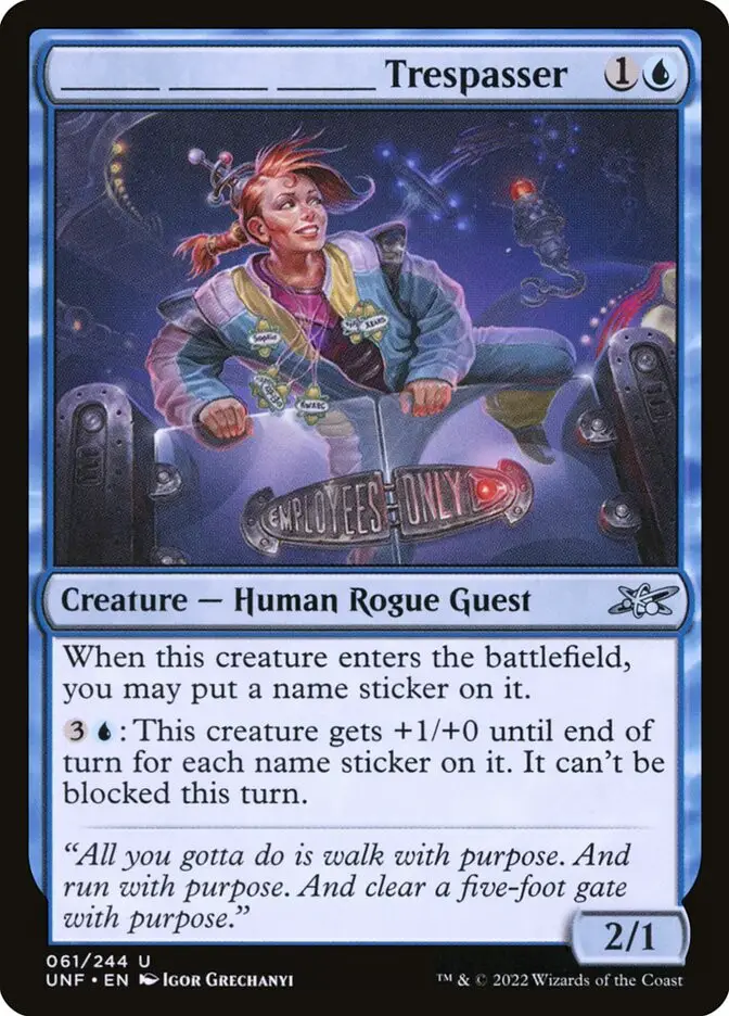                   Trespasser (Unfinity)