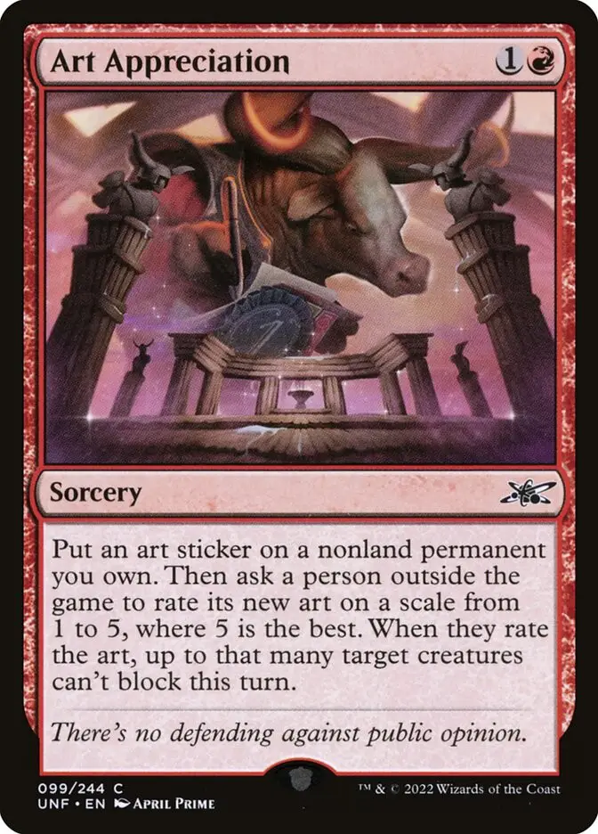 Art Appreciation (Unfinity)