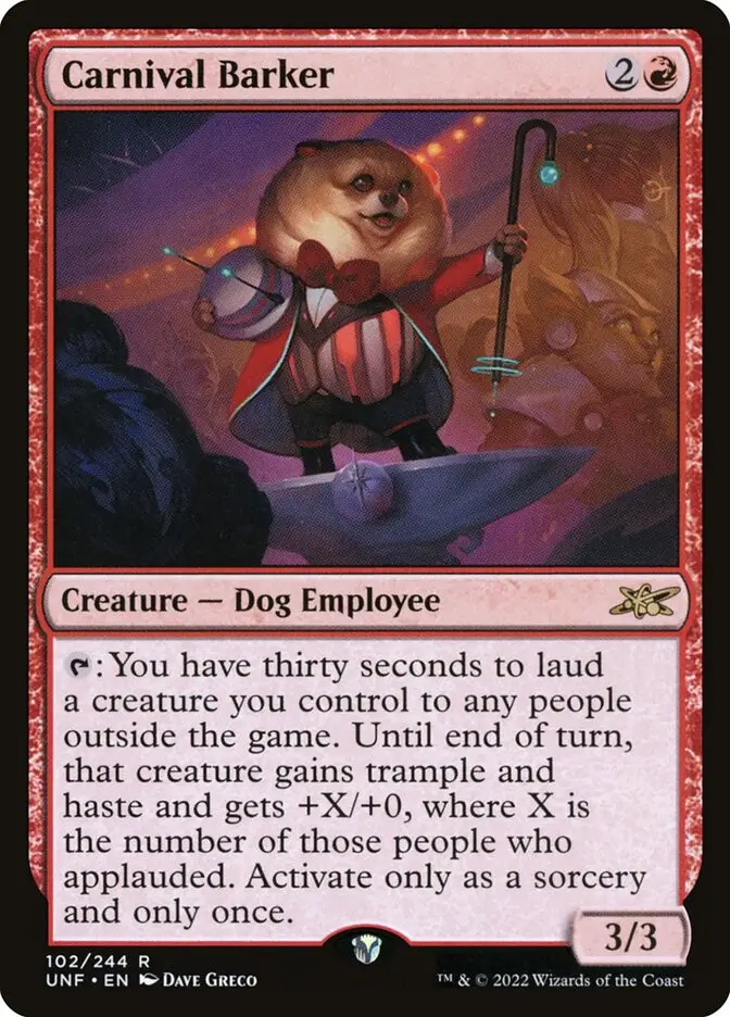 Carnival Barker (Unfinity)