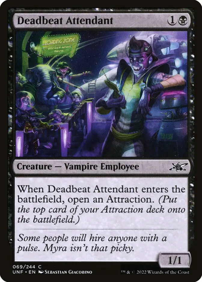 Deadbeat Attendant (Unfinity)