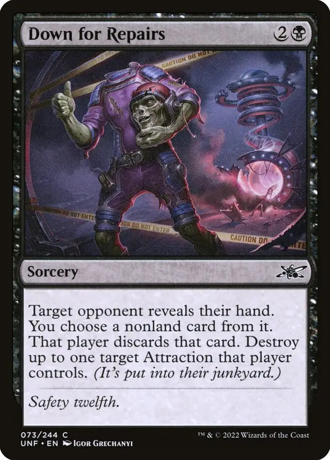 Down for Repairs (Unfinity)