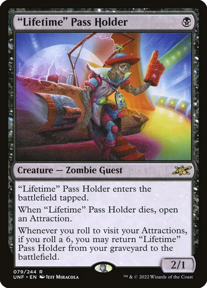  Lifetime  Pass Holder (Unfinity)