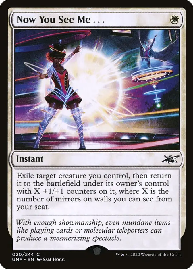 Now You See Me       (Unfinity)