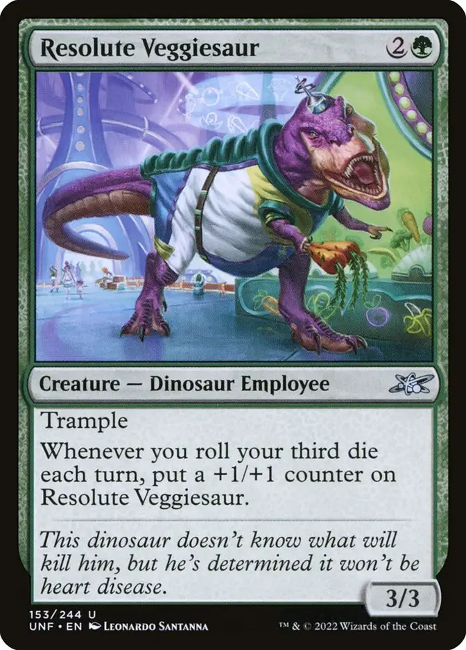 Resolute Veggiesaur (Unfinity)