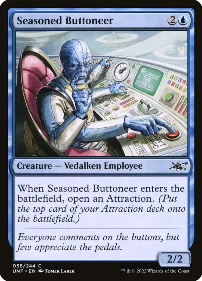 Seasoned Buttoneer (Unfinity)