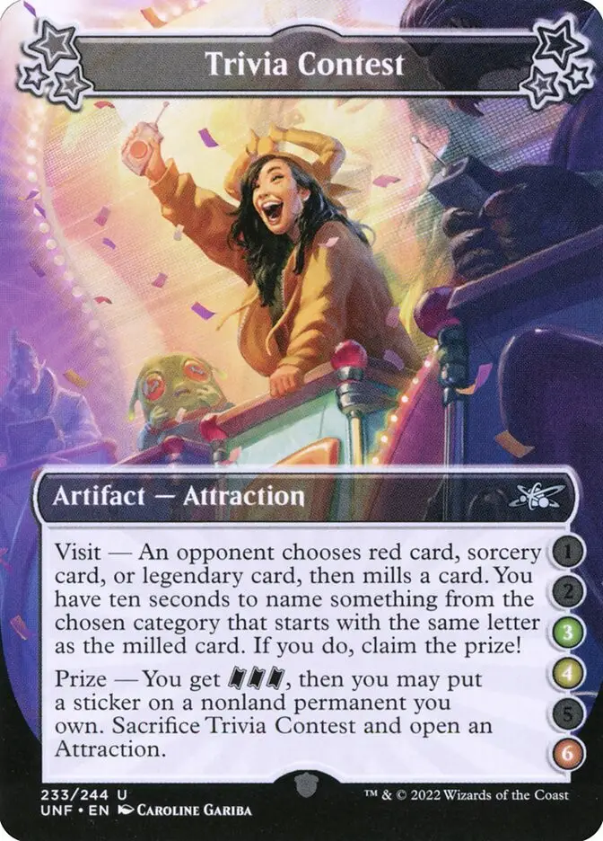 Trivia Contest (Unfinity)