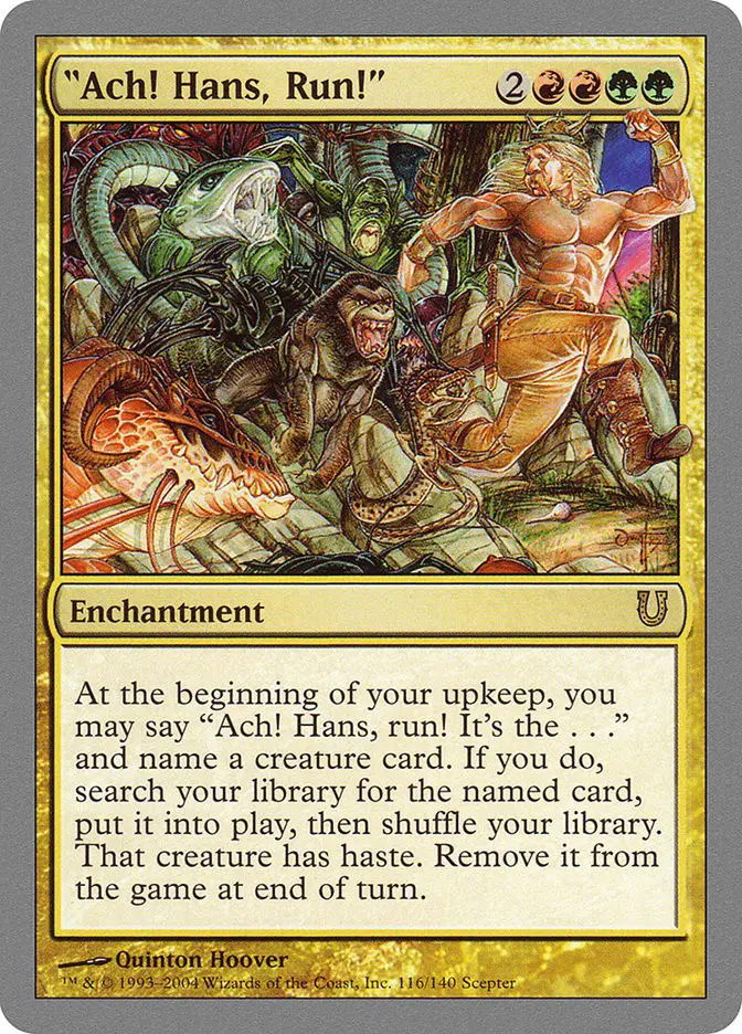  Ach  Hans  Run   (Unhinged)