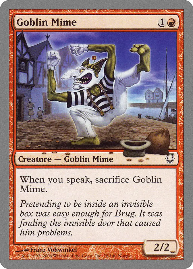 Goblin Mime (Unhinged)