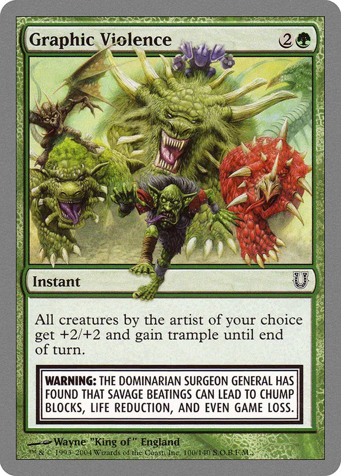 Graphic Violence (Unhinged)