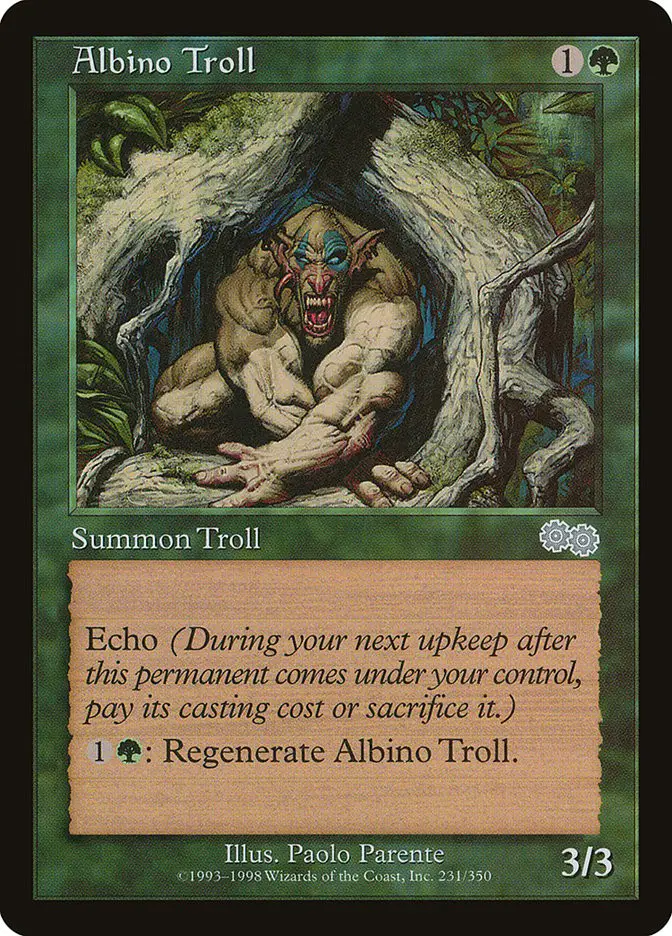 Albino Troll (Urza