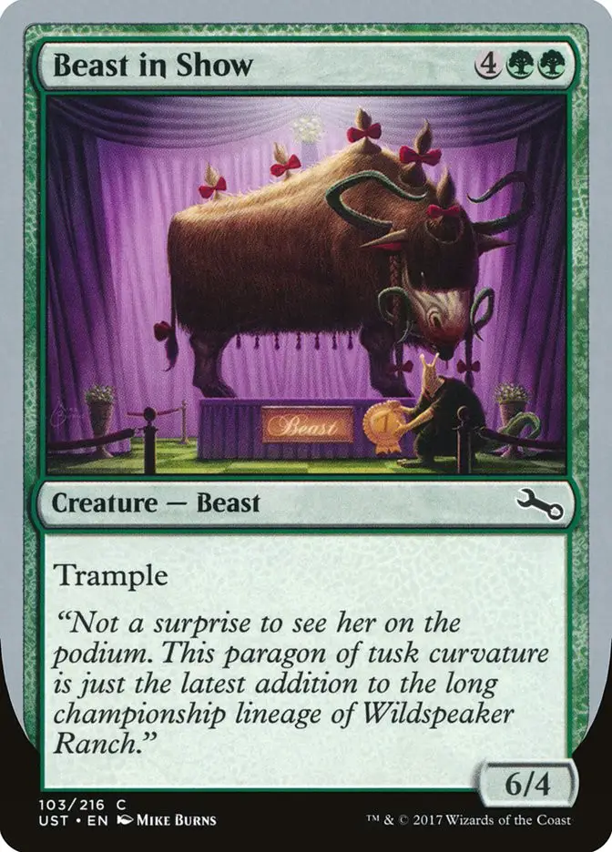 Beast in Show (Unstable)