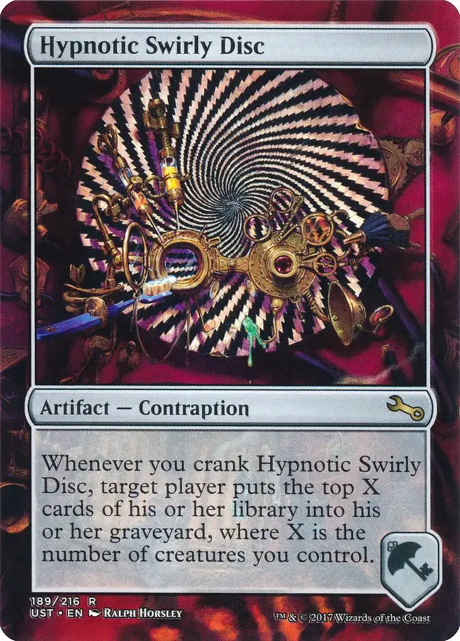 Hypnotic Swirly Disc (Unstable)