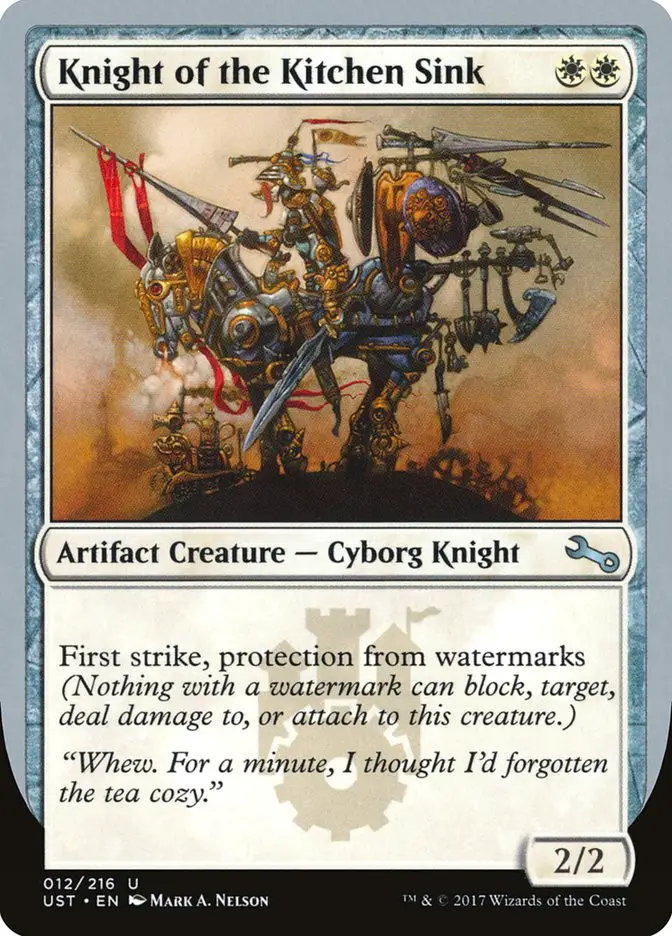 Knight of the Kitchen Sink (Unstable)
