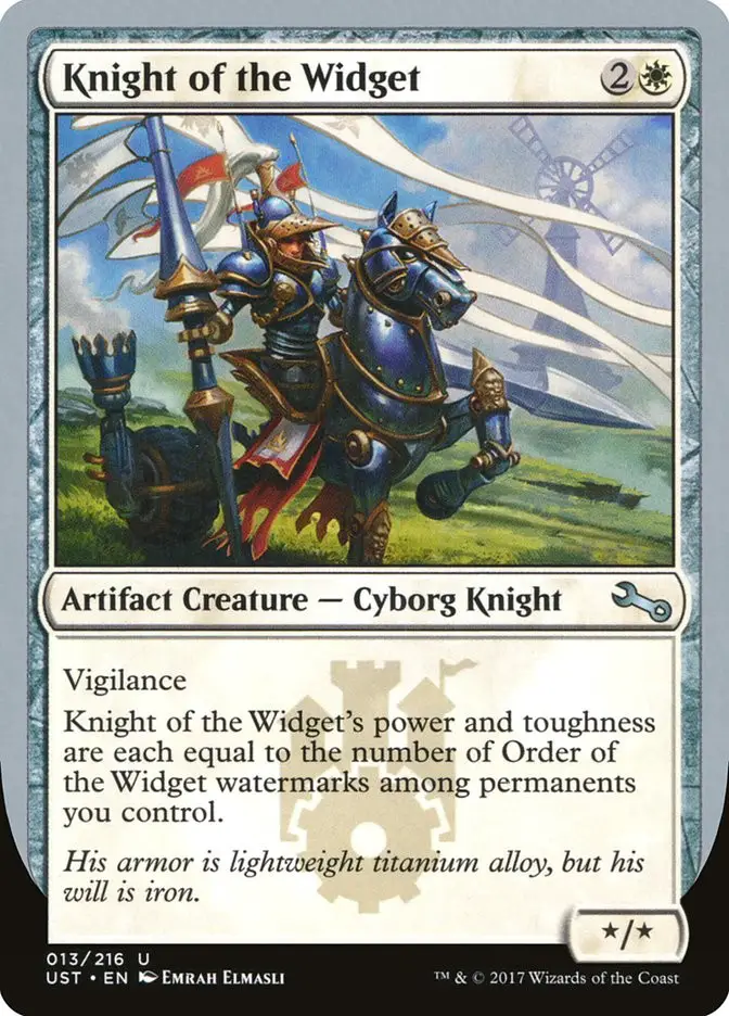 Knight of the Widget (Unstable)