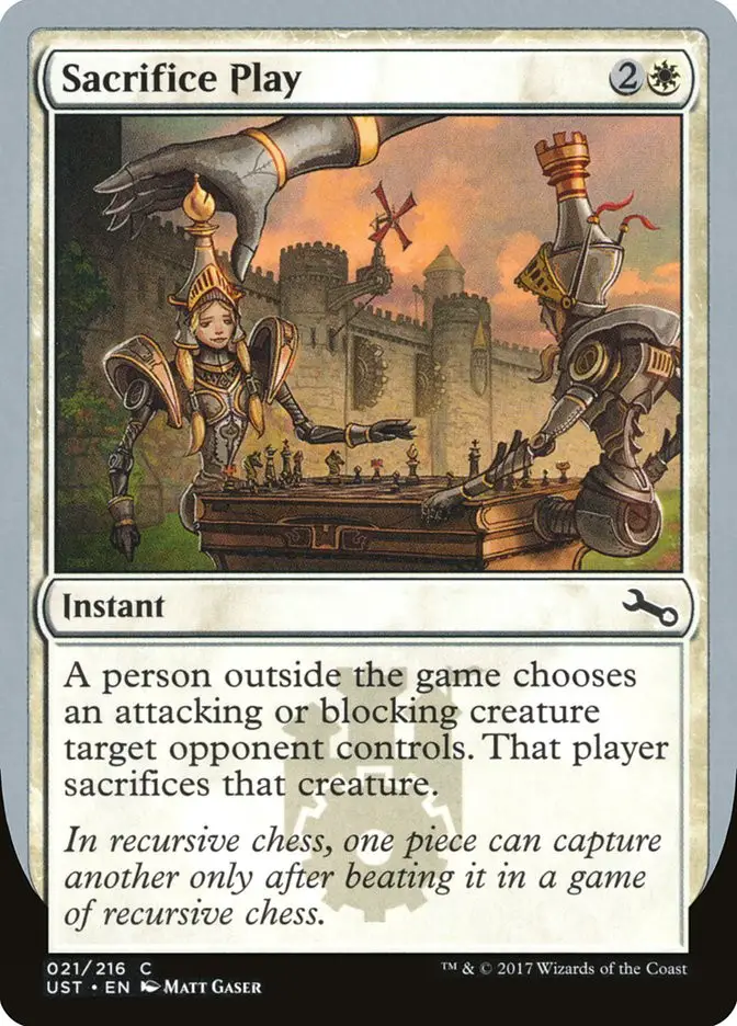 Sacrifice Play (Unstable)