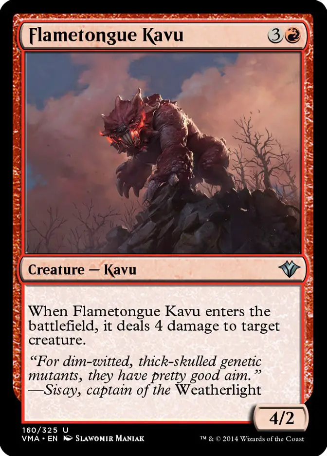 Flametongue Kavu (Vintage Masters)