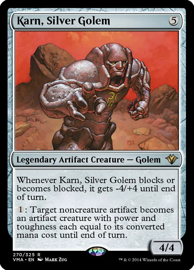 Karn  Silver Golem (Vintage Masters)