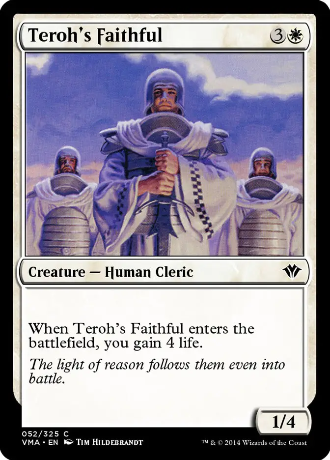 Teroh s Faithful (Vintage Masters)