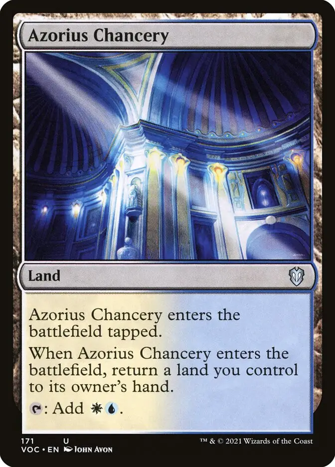 Azorius Chancery (Crimson Vow Commander)