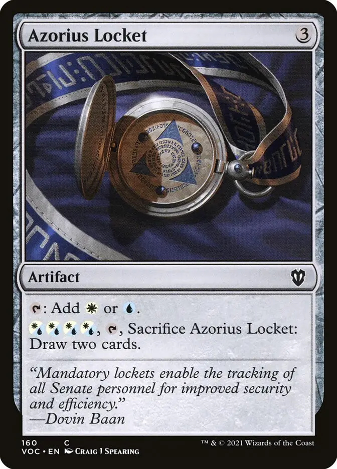 Azorius Locket (Crimson Vow Commander)