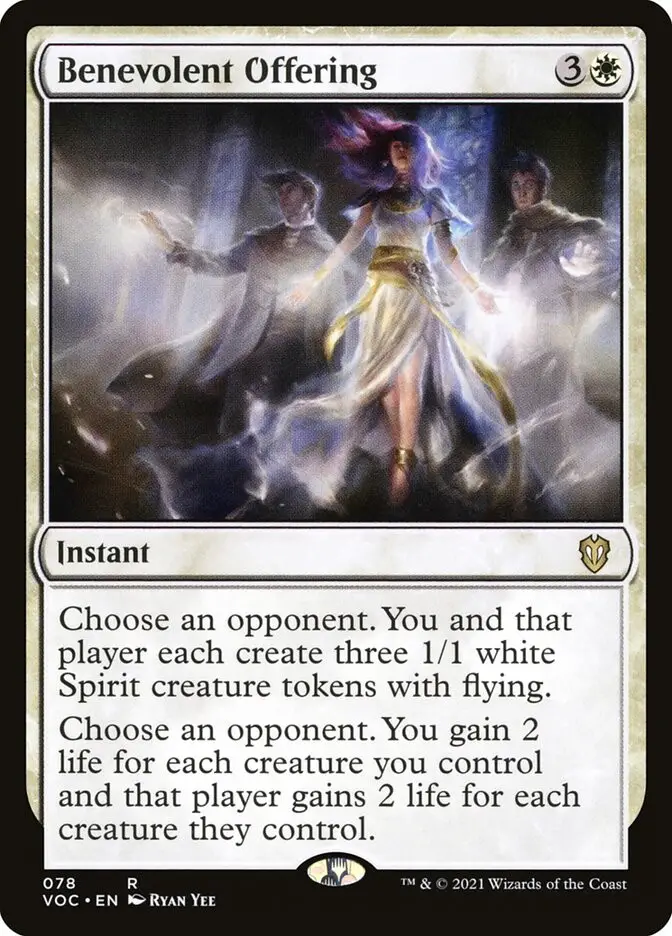 Benevolent Offering (Crimson Vow Commander)